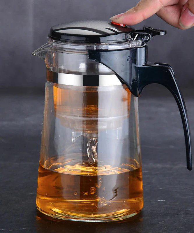 Çay Zamanı Isıya Dayanıklı Cam Çaydanlık