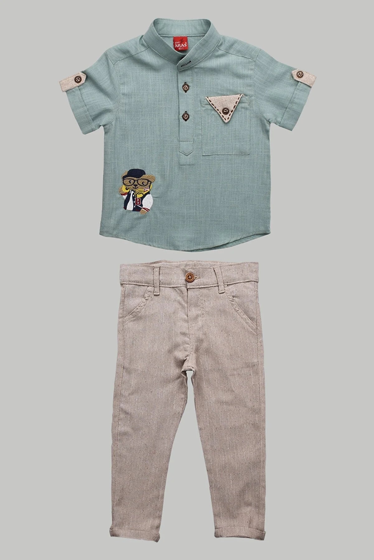 Boy's Shirt Two Piece Suit 