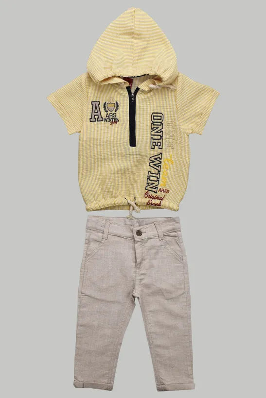 Boy Shirt Two Piece Set 