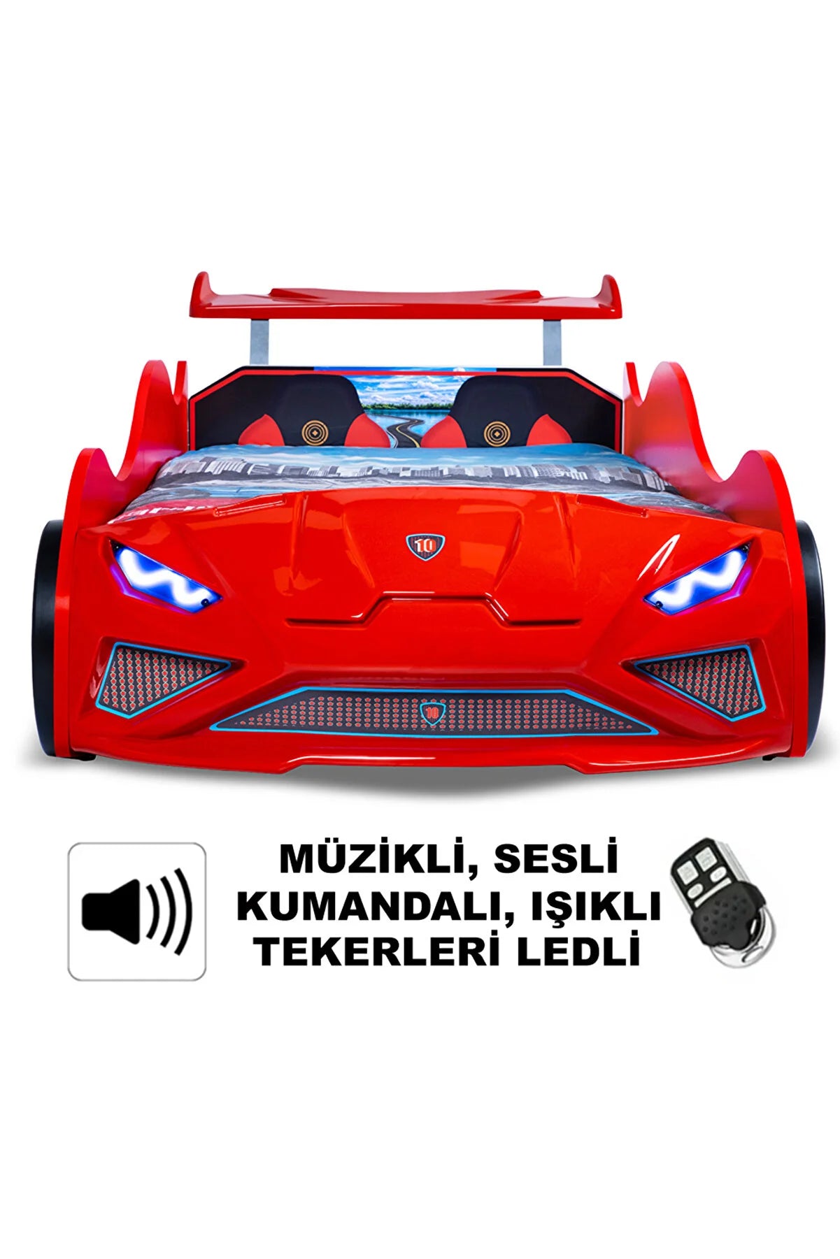 Lamborghini - RS-1 - Arabalı Yatak, Kumandalı, Rüzgarlıklı Model – GUCSO