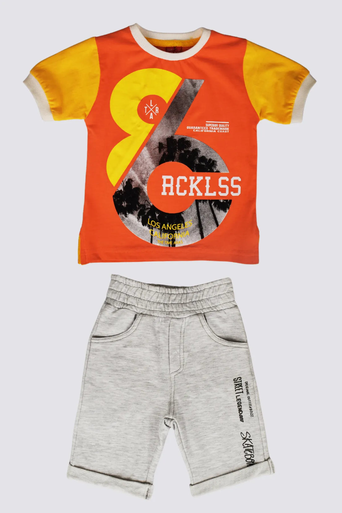 Erkek Çocuk T-shirt'lü İkili Takım