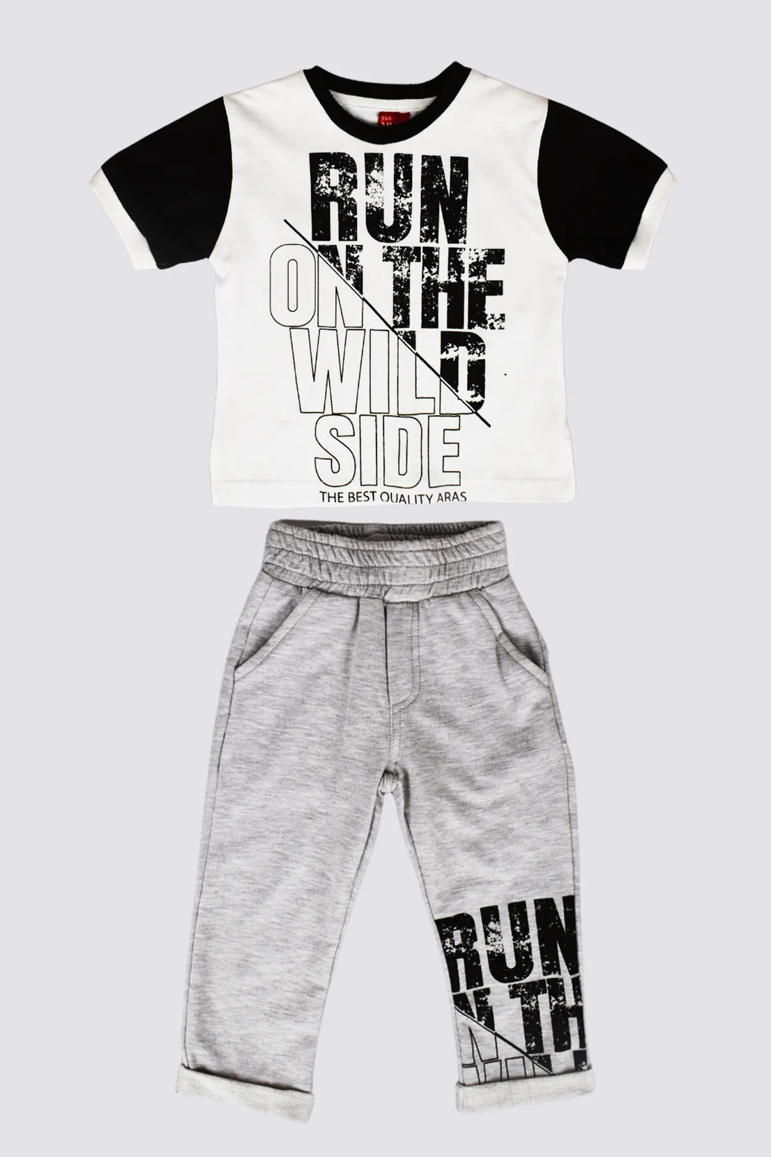 Erkek Çocuk T-shirt'lü İkili Takım