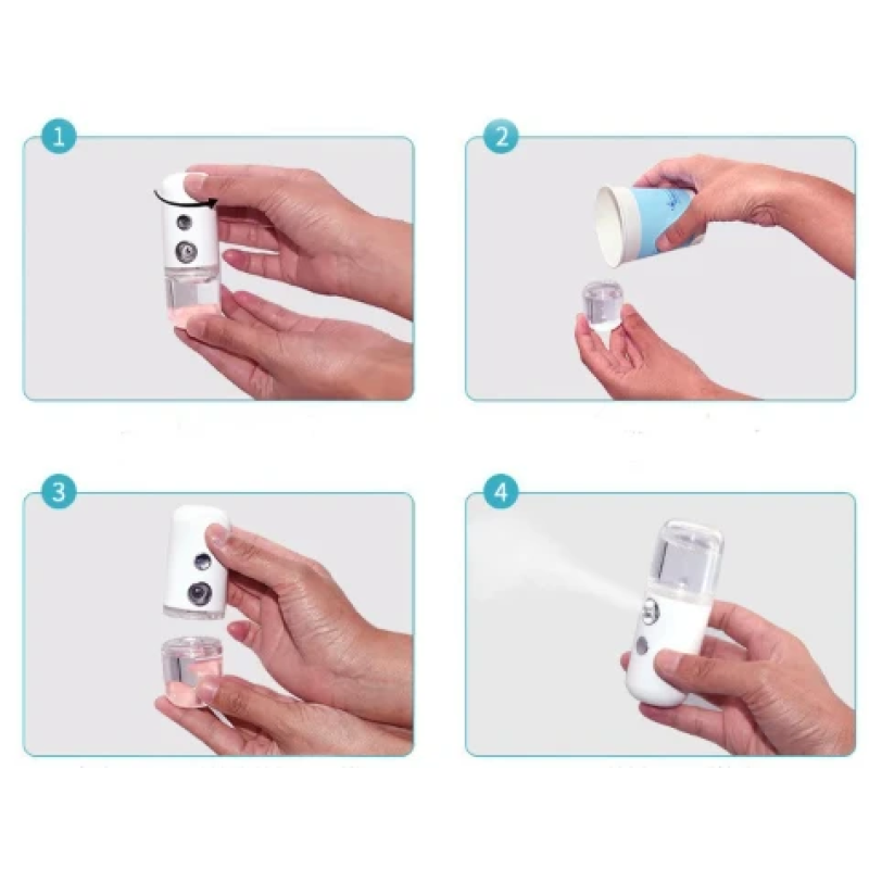 Şarj Edilebilir Nano Mist Yüz Nemlendirici⁠