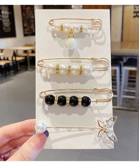 4'lü Set Pantolon Beli Daraltma Aparatı, Gold Renk, Pantolon Beli Daraltma Seti, Bel Daraltma İğnesi, İğne, Kemer