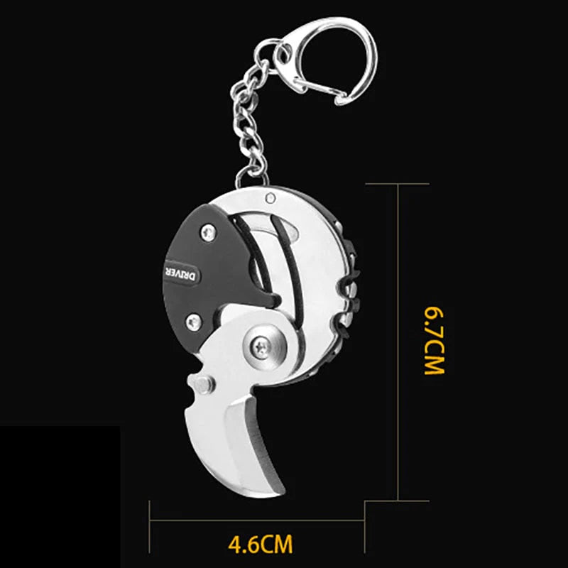 Mini Yürüyüş Hayatta Kalma Anahtarlık Aracı
