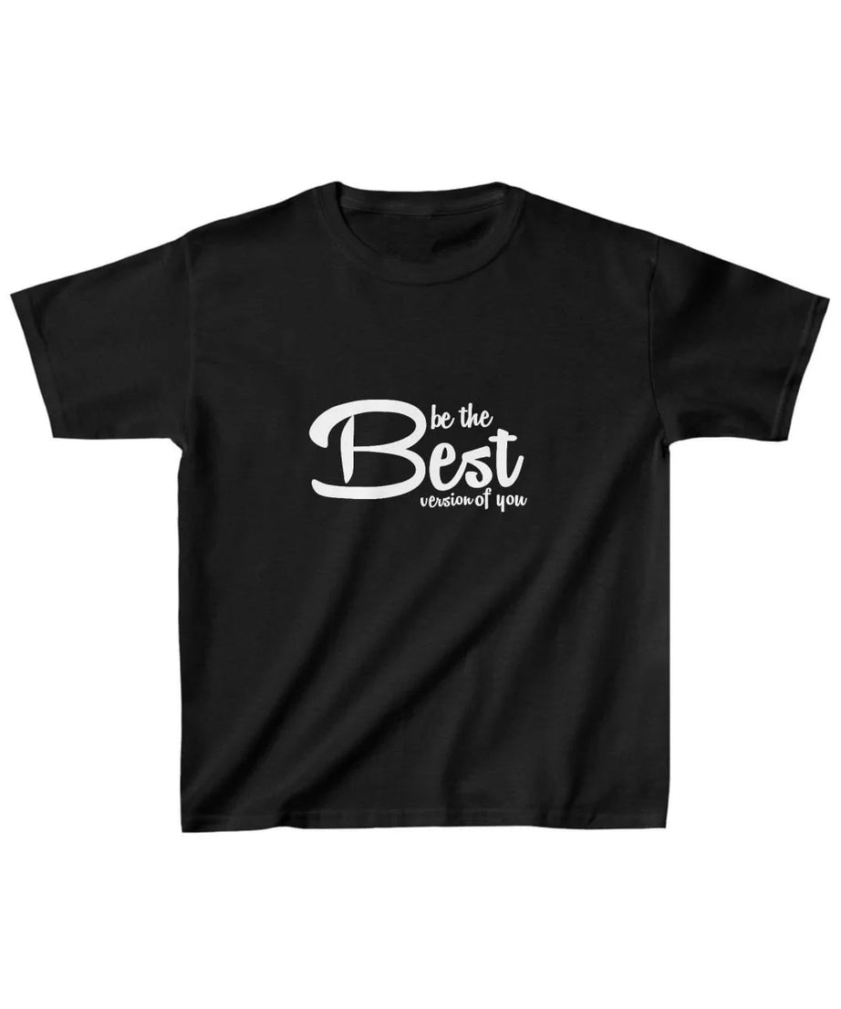 Gucso Unisex Çocuk Be To Best Baskılı T-Shirt - Siyah