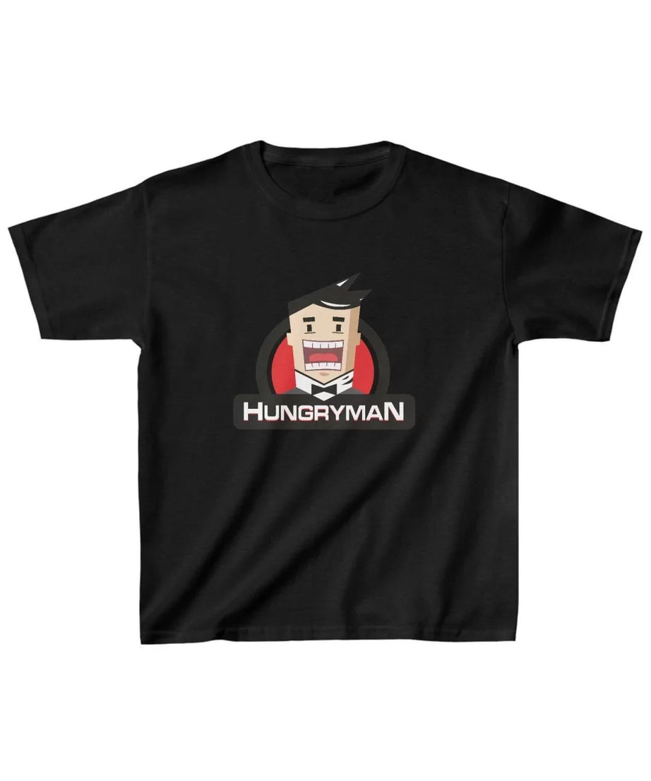 Gucso Unisex Çocuk Hungaryman Baskılı T-Shirt - Siyah