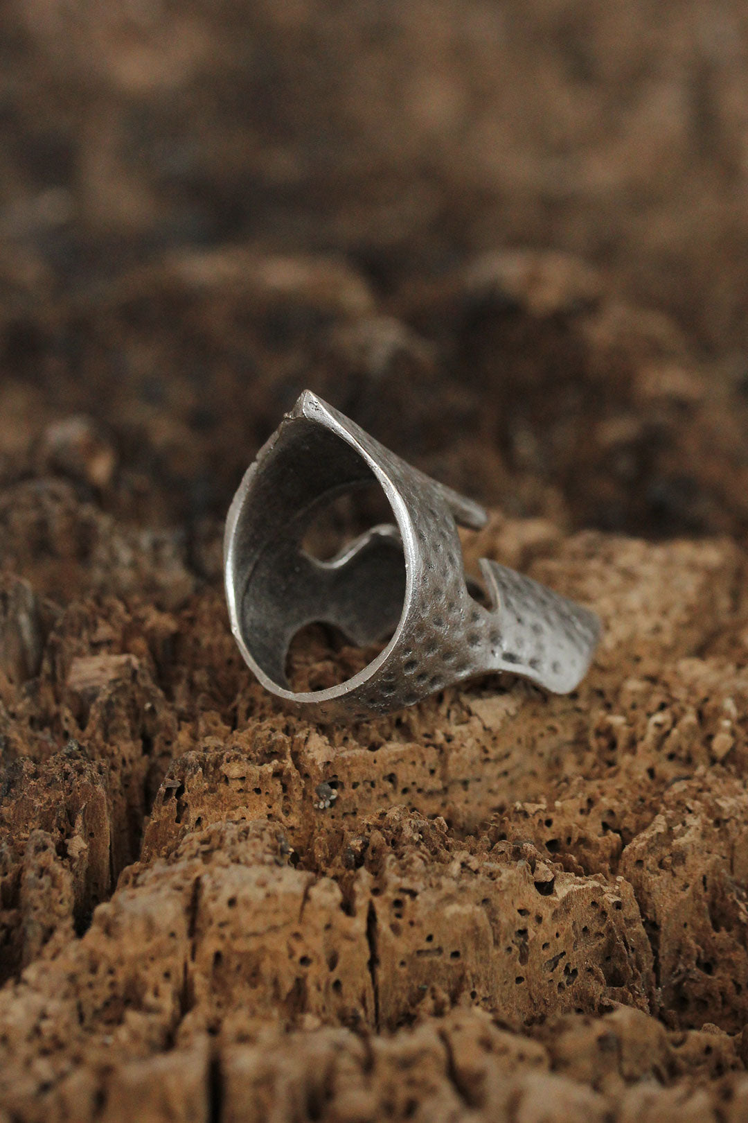 Adjustable Helmet Design Men's Ring