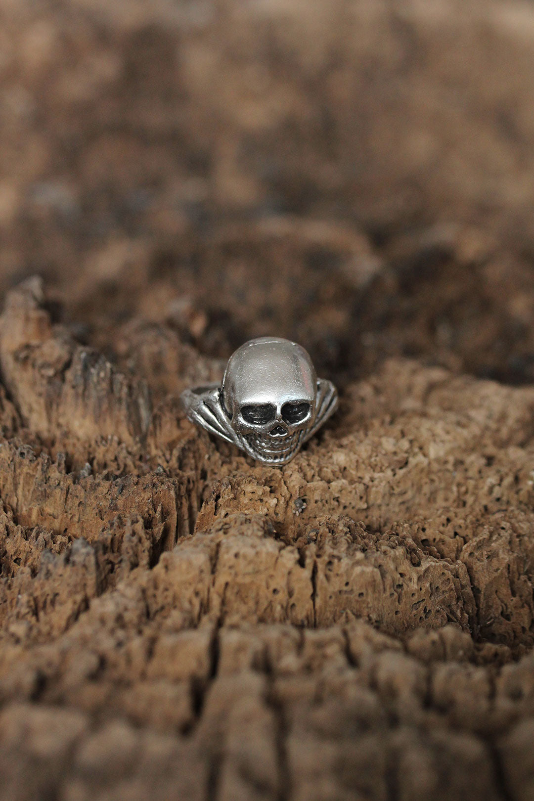 Adjustable Skull Design Men's Ring
