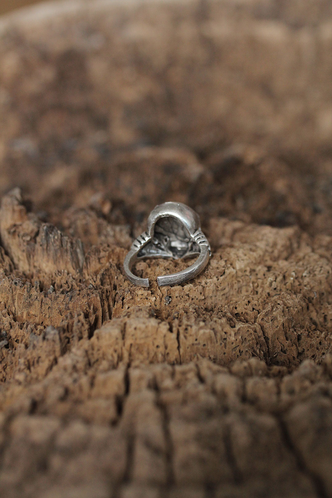 Adjustable Skull Design Men's Ring