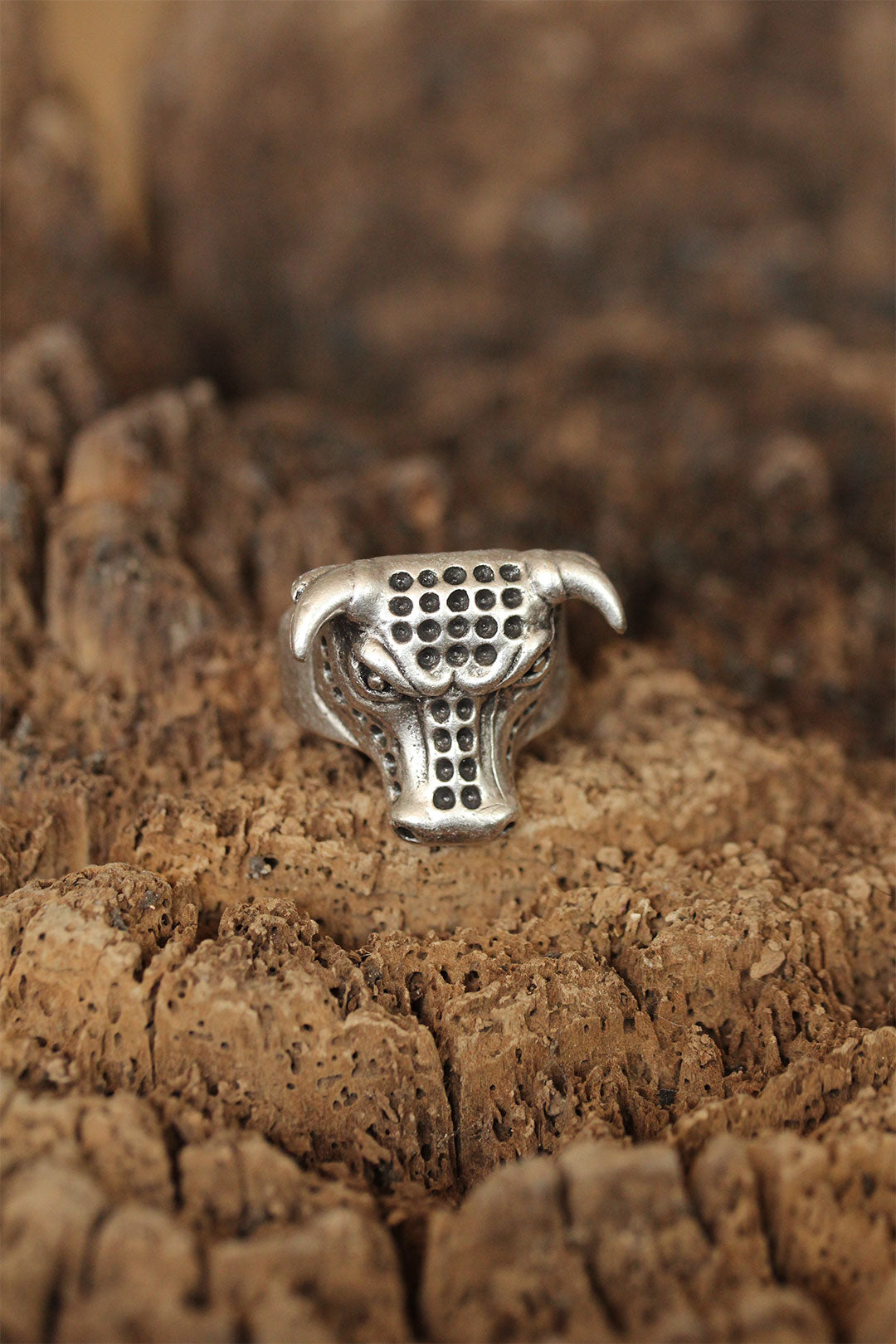 Bull Model Adjustable Men's Ring