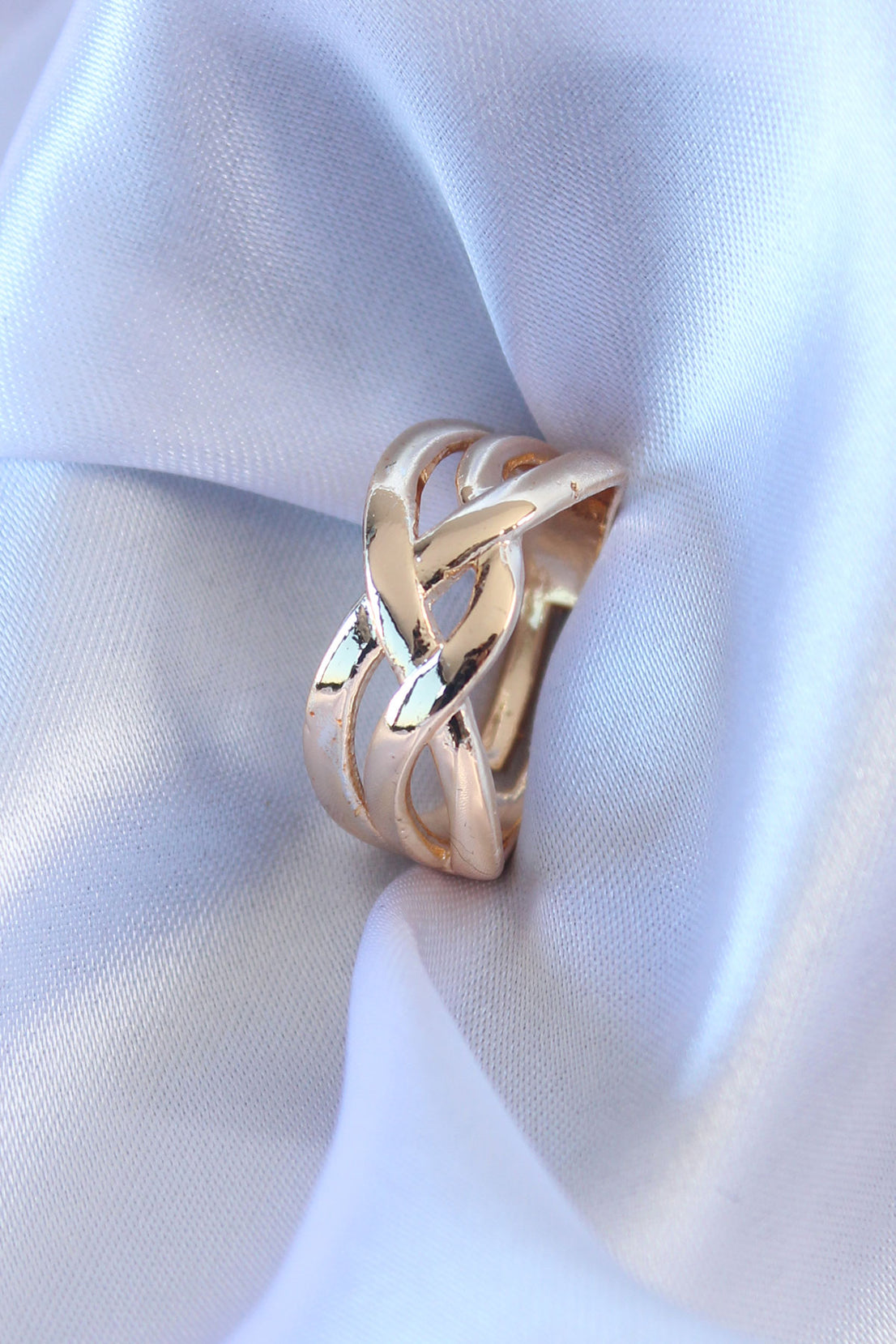 Gold Color Ivy Model Women's Ring
