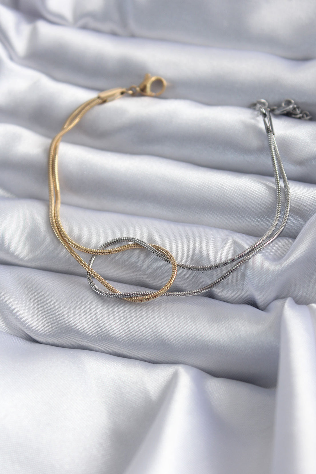 316L Steel Mix Color Knot Model Women's Bracelet