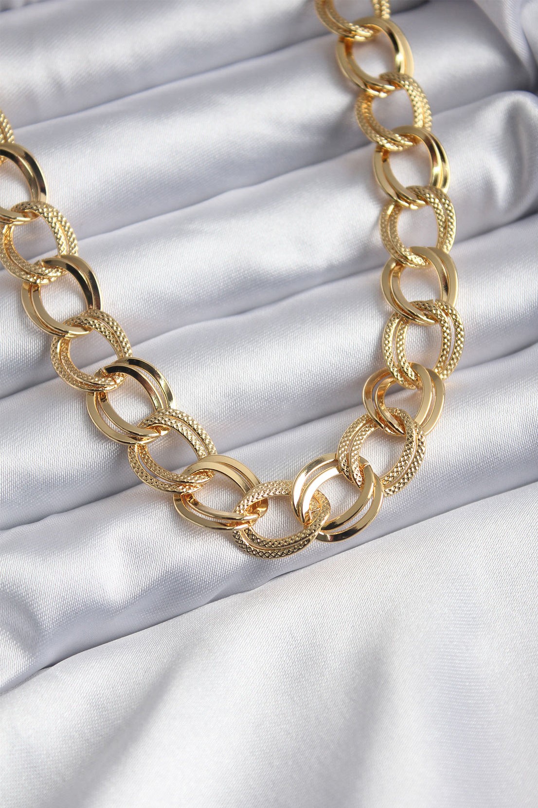 316L Steel Gold Color Milky Way Model Women's Necklace