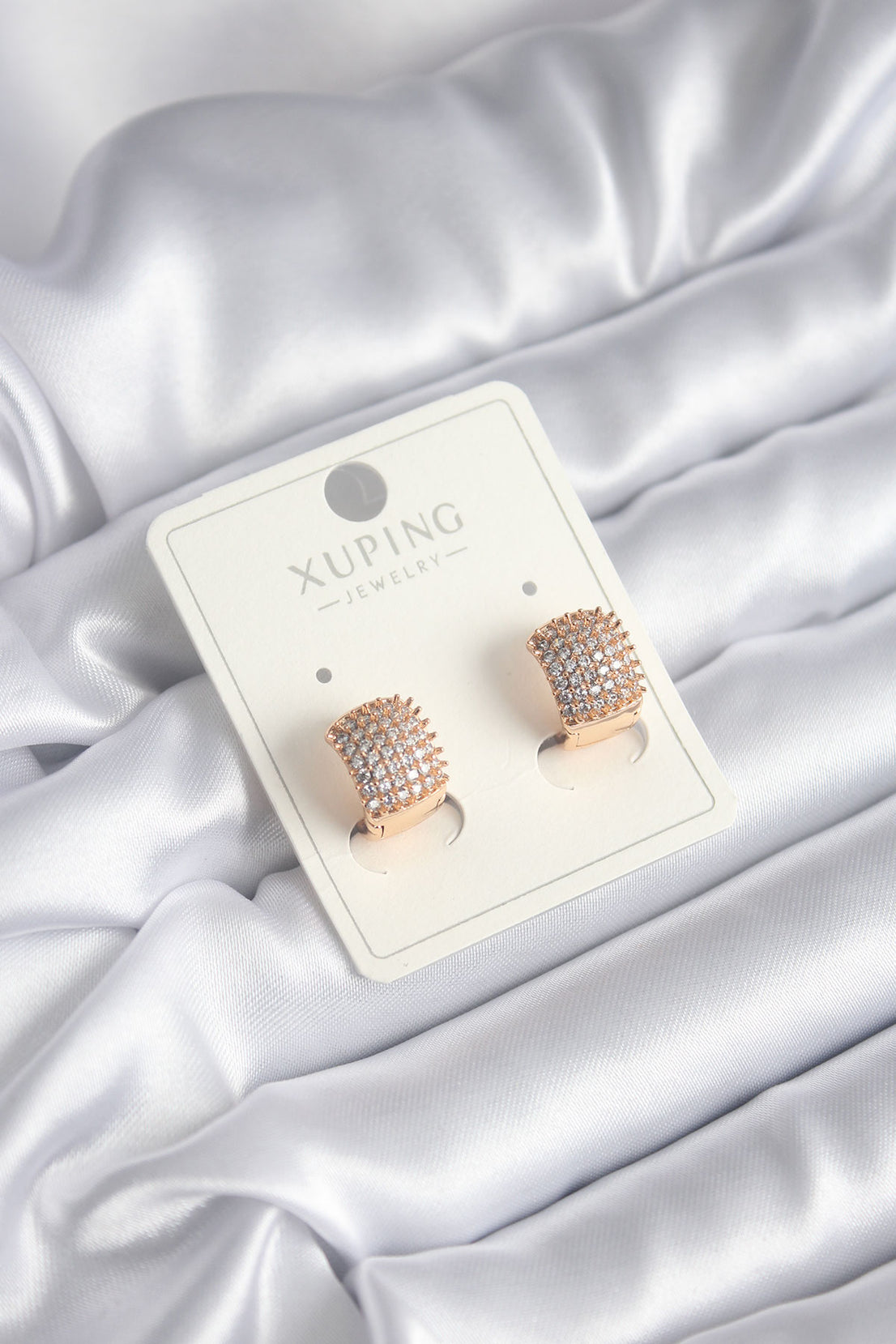 Xuping Model Intense Zircon Stone Women's Earrings