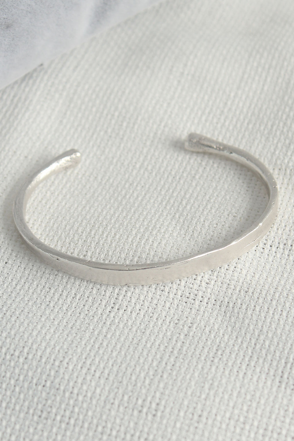 Authentic Silver Color Motif Plate Men's Bracelet