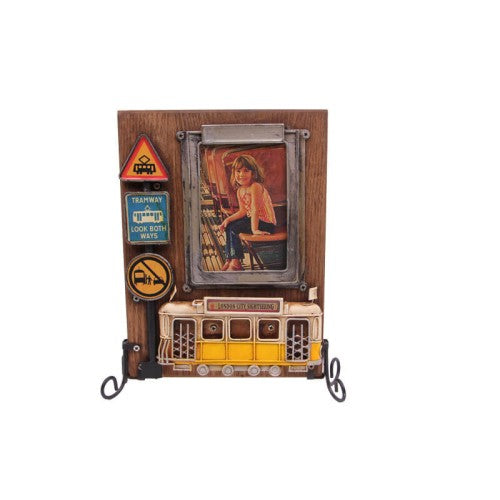 Handmade Tram Photo Frame