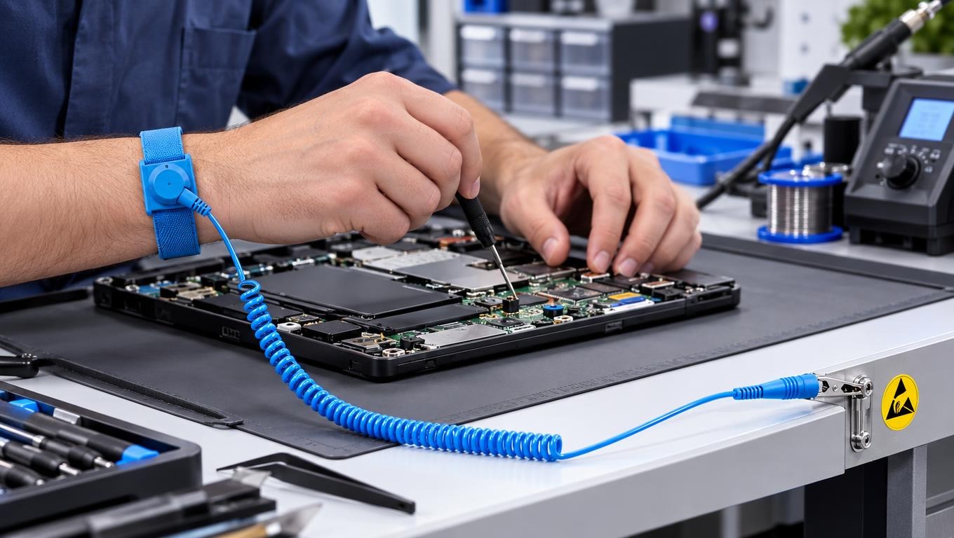 Antistatik Bileklik Nasıl Kullanılır? Elektronik Cihazları Statik Elektrikten Koruma Rehberi