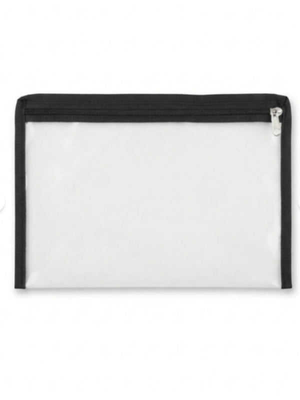 Şeffaf Fermuarlı Organizer Çanta 20x30 cm Çok Amaçlı Valiz Seyahat Makyaj Kozmetik Düzenleyici - görsel 2
