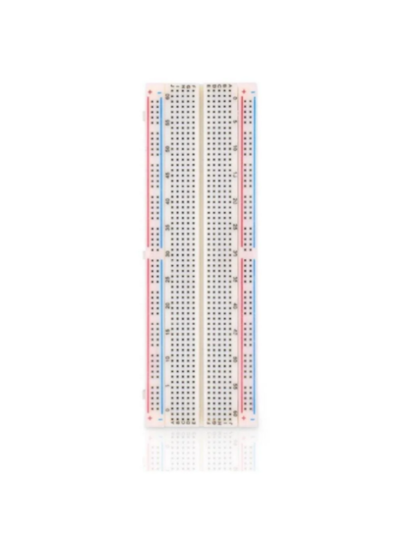 830 Delikli Büyük Boy Breadboard, Lehim Gerektirmeyen Prototip Devre Tahtası, Elektronik Deney Kartı