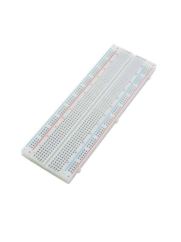830 Delikli Büyük Boy Breadboard, Lehim Gerektirmeyen Prototip Devre Tahtası, Elektronik Deney Kartı - görsel 2