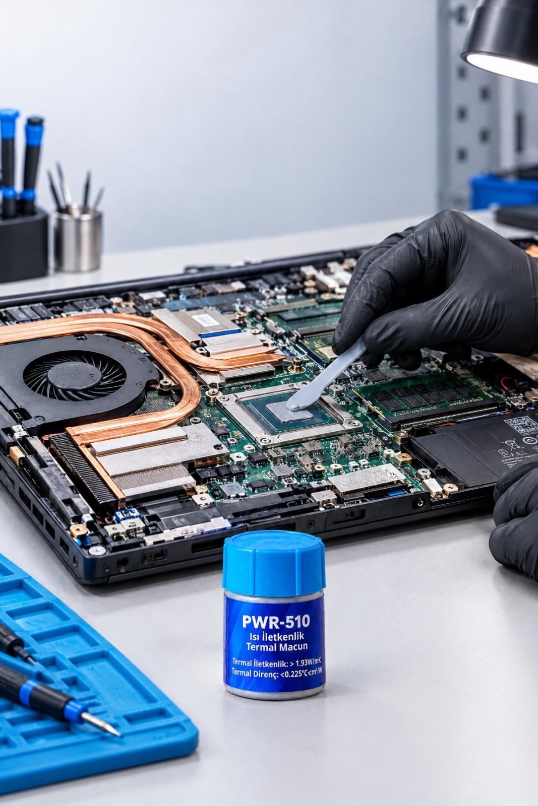 PWR-510 Termal Macun – Elektronik Cihazlar ve İşlemci Soğutma Bakımı - görsel 2
