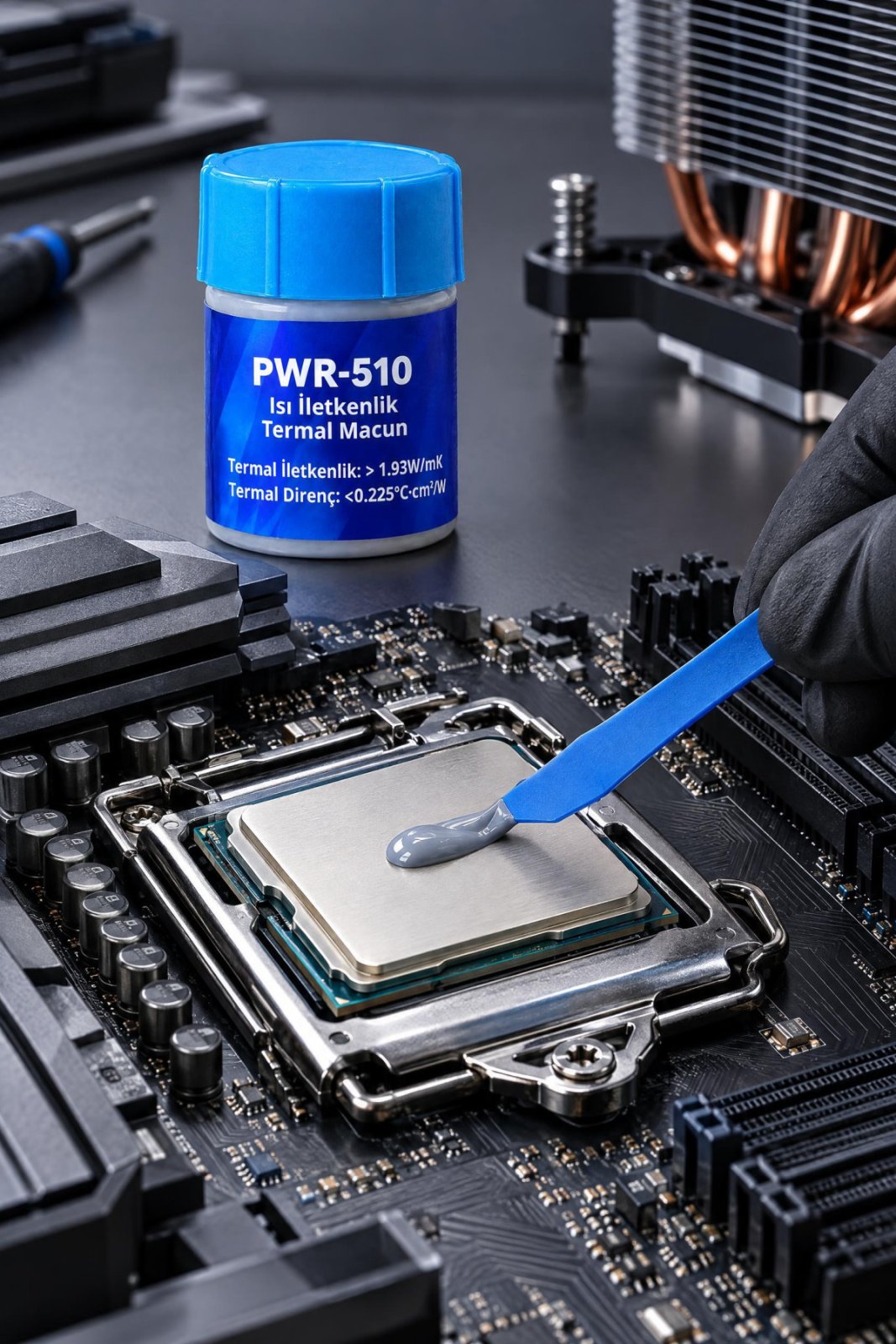 PWR-510 Termal Macun – Elektronik Cihazlar ve İşlemci Soğutma Bakımı - görsel 3