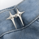 Pantolon Beli Daraltma Aparatı, Broş, Kuzey Yıldızı , Gümüş Renk Kuzey Yıldızı Bel Daraltma Çıtçıtı