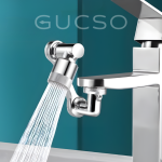 1080 Derece Dönebilen Robotik Kol Musluk Başlığı - Musluk Uzatma Aparatı Ucu Plastik