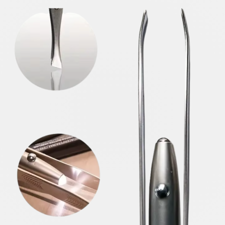 Led cımbız Karanlık Yerleri Aydınlatan Kolay Kavramalı Led Işıklı Cımbız Kaş Bıyık Alma Cımbızı