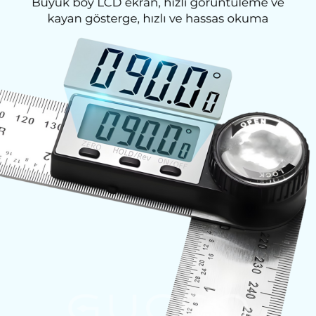 Dijital Açı Cetveli – Yüksek Doğruluklu Ölçüm Aracı