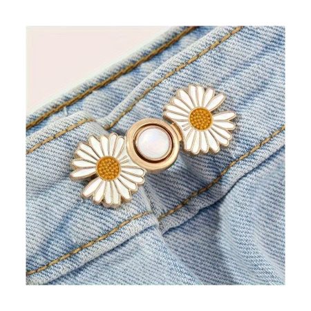 Papatya Model Pantolon Beli Daraltma Aparatı, Kemer, Broş, Papatya Pantolon Beli Daraltma Çıtçıtı